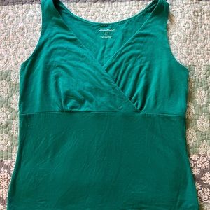 Eddie Bauer sleeveless top. Beautiful teal top. Women’s large.